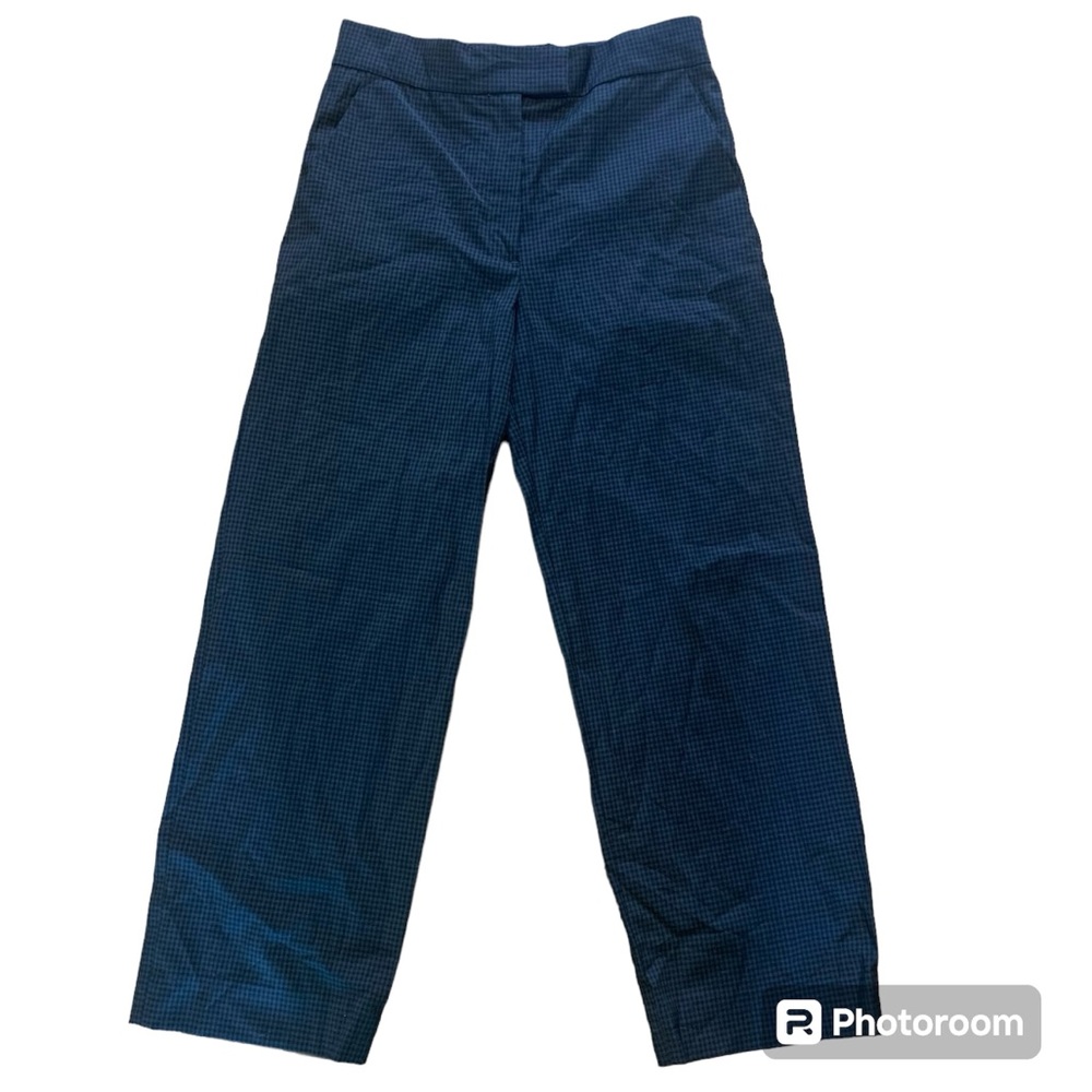 COS Blue Checkered Pants